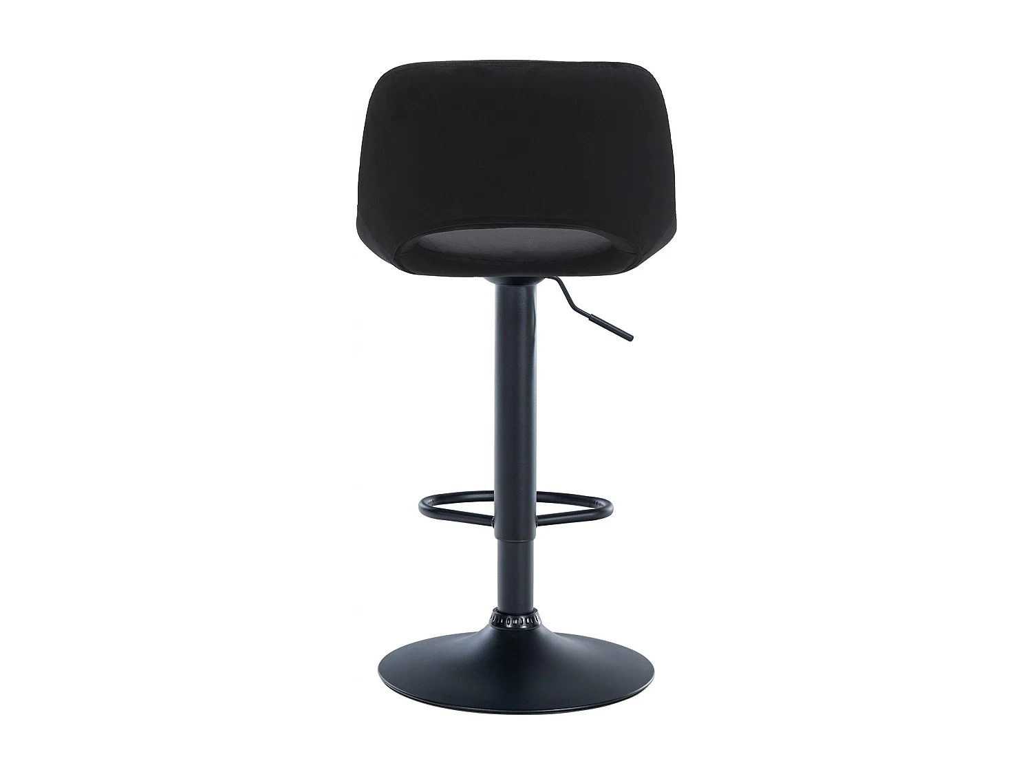 Tabouret de bar - Velours - Noir - Camden