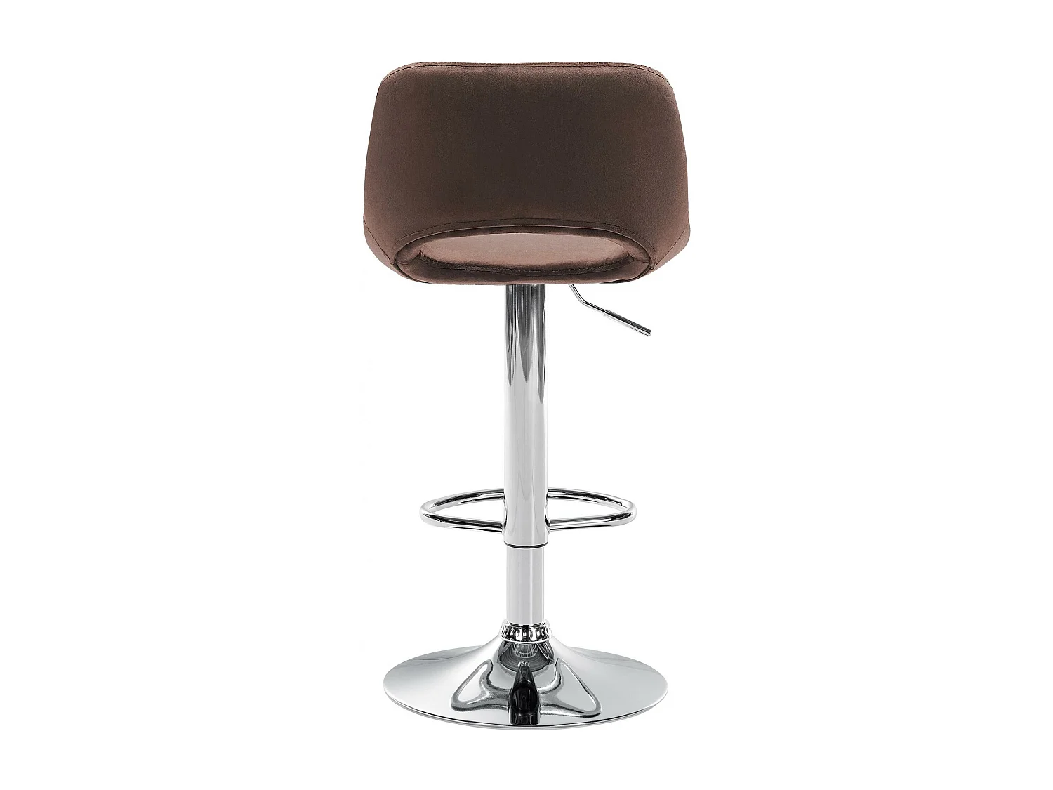 Tabouret de bar - Velours - Marron - Camden