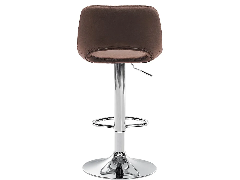 Tabouret de bar - Velours - Marron - Camden