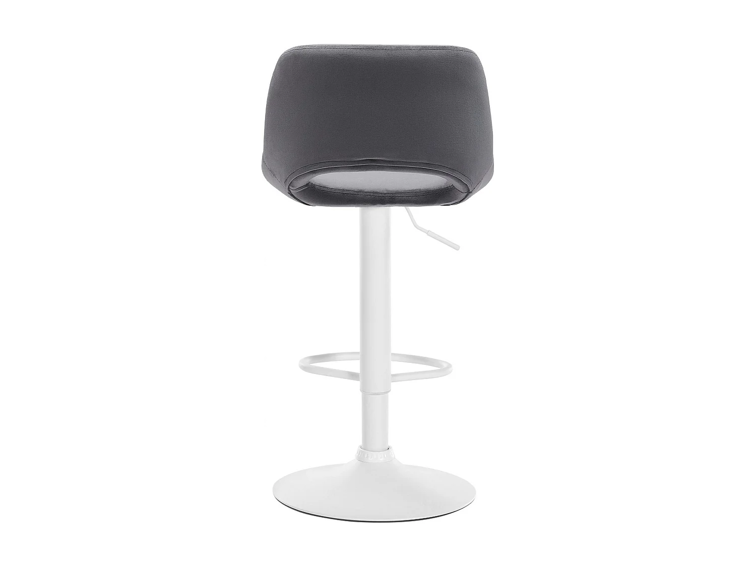 Tabouret de bar - Velours - Gris foncé - Camden