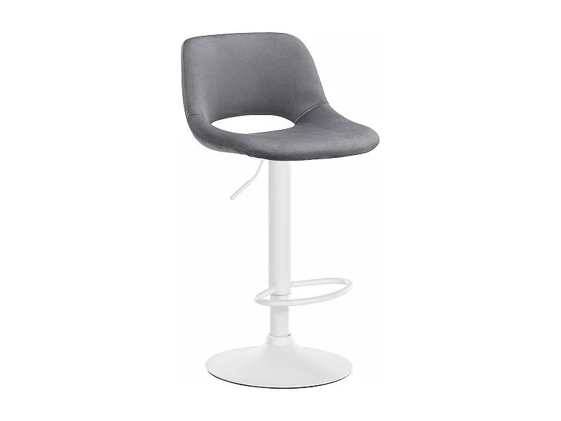 Tabouret de bar - Velours - Gris foncé - Camden
