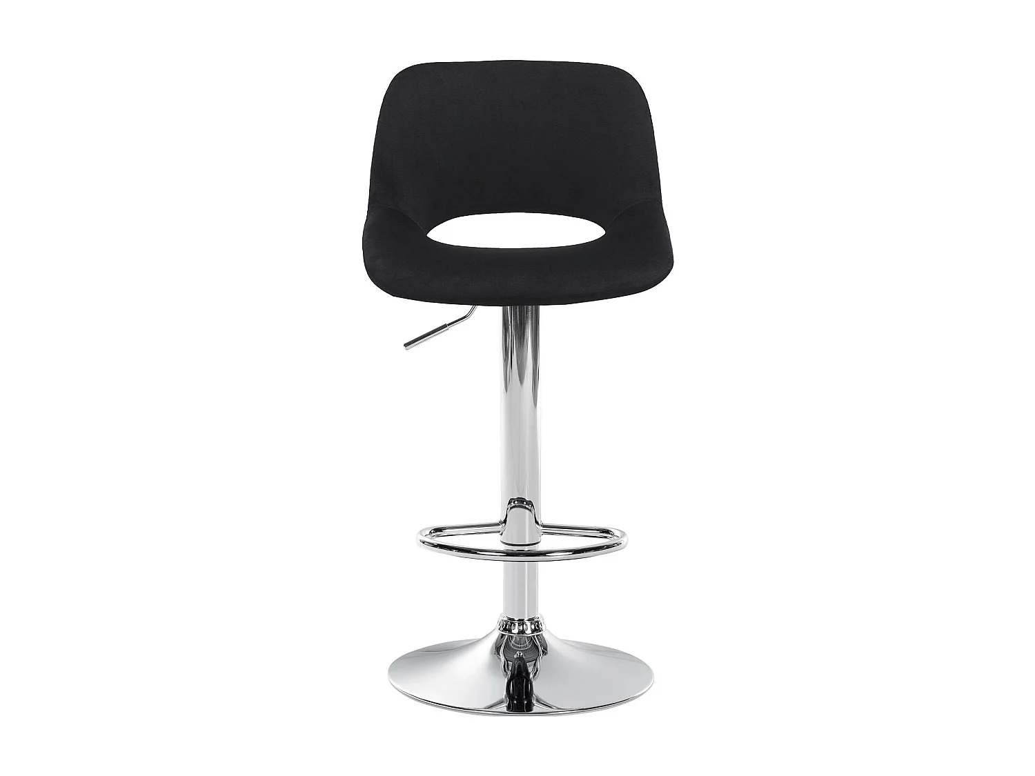 Tabouret de bar - Velours - Noir - Camden