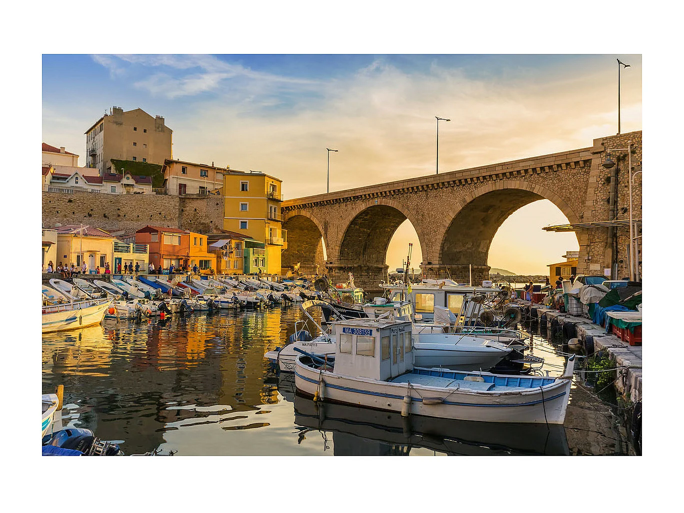 Tableau sur toile pont de la fausse monnaie 30x45 cm