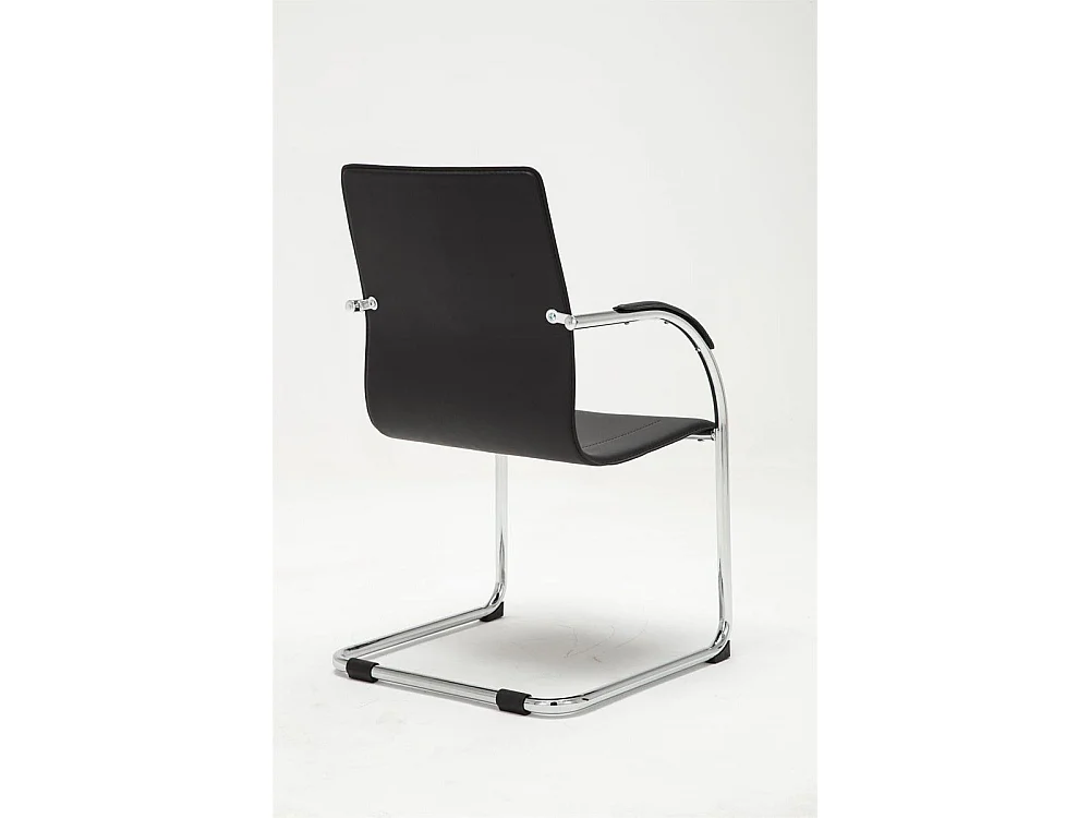 chaises oscillantes - Similicuir & Noir - Noir - Melina V2