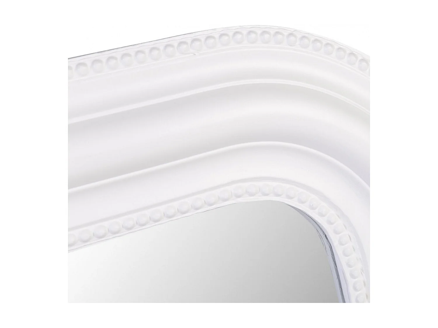 Grand miroir Bois Blanc - Décoration d'Autrefois