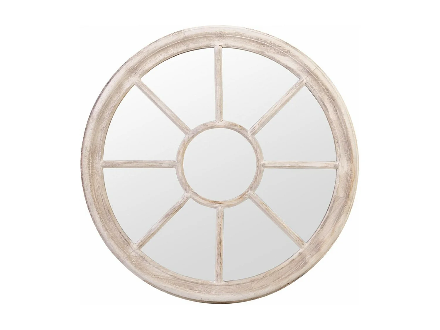 Miroir Bois Beige - Décoration d'Autrefois