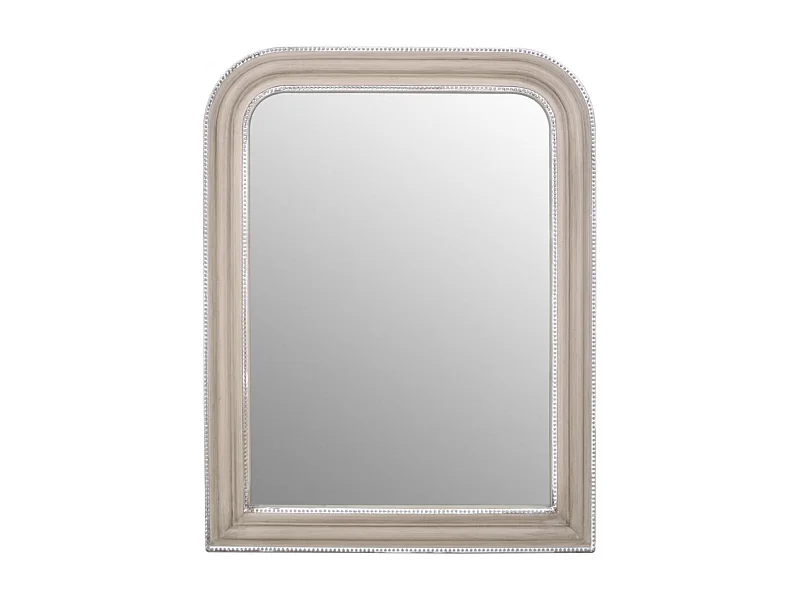 Grand miroir Bois Beige - Décoration d'Autrefois