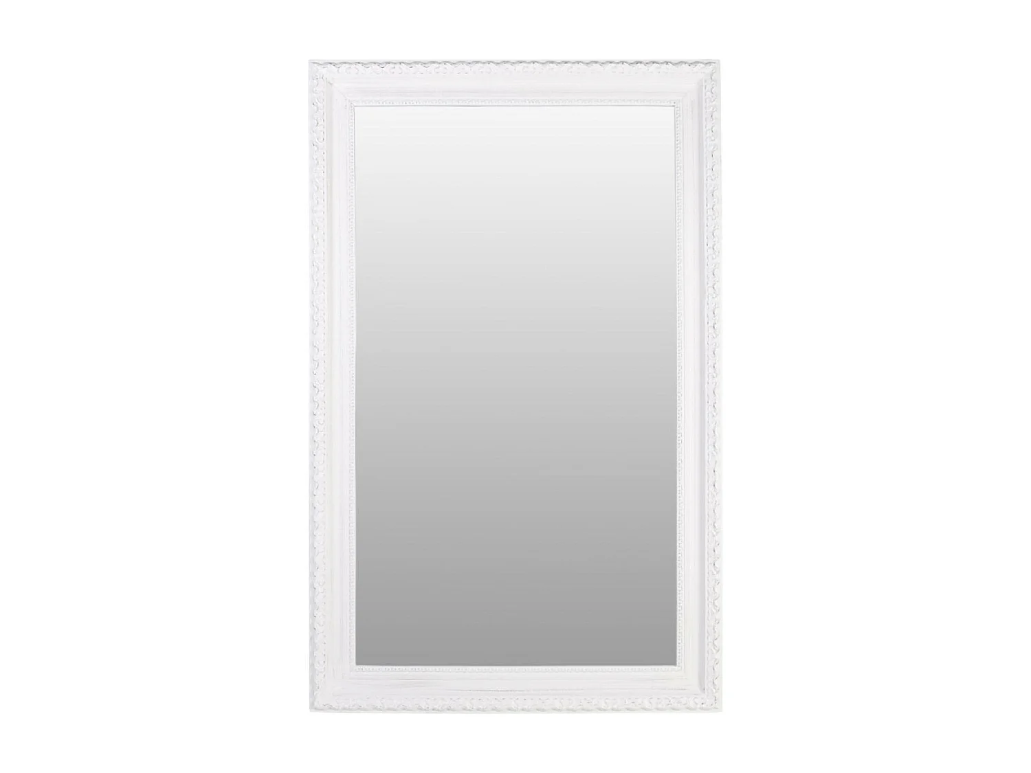 Grand miroir Bois Blanc - Décoration d'Autrefois