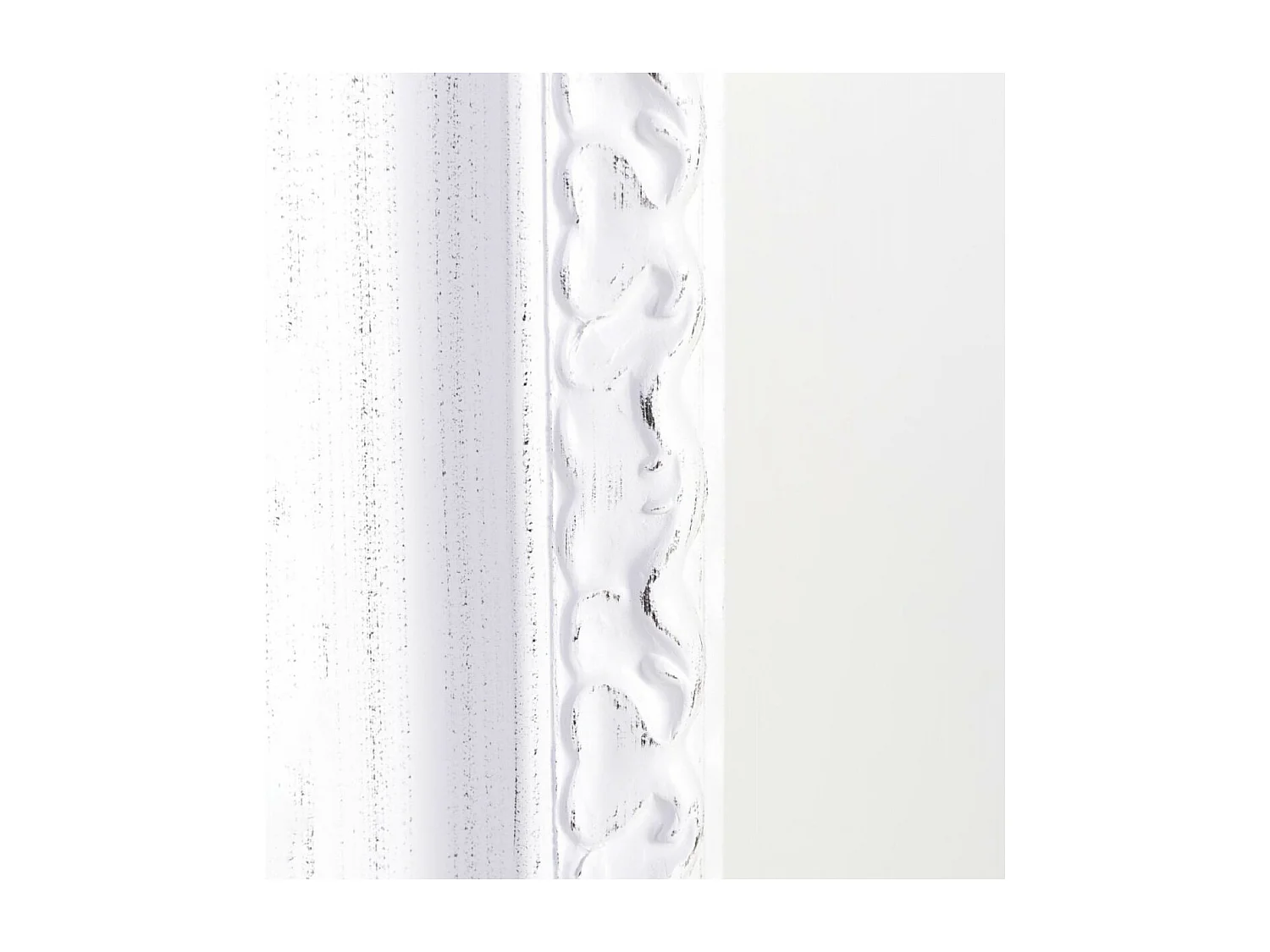 Grand miroir Bois Blanc - Décoration d'Autrefois