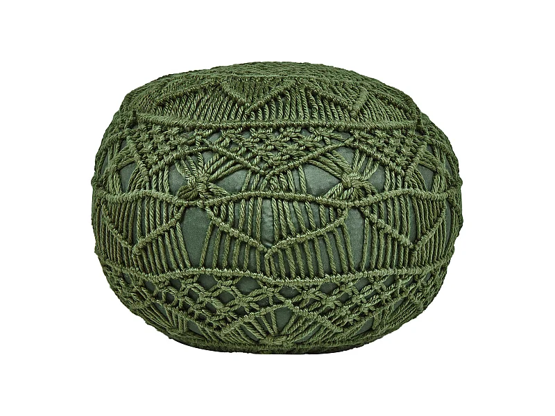 Pouf AADHI Grün 50 cm 50 cm 30 cm