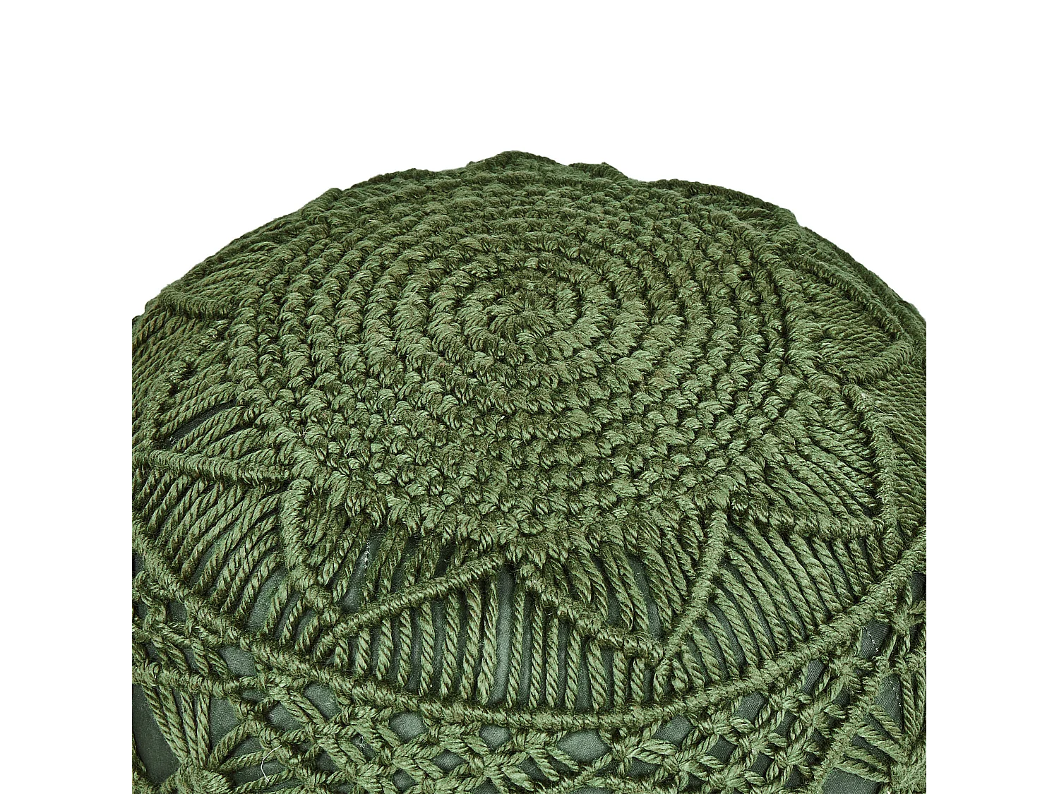 Poef AADHI Groen 50 cm 50 cm 30 cm