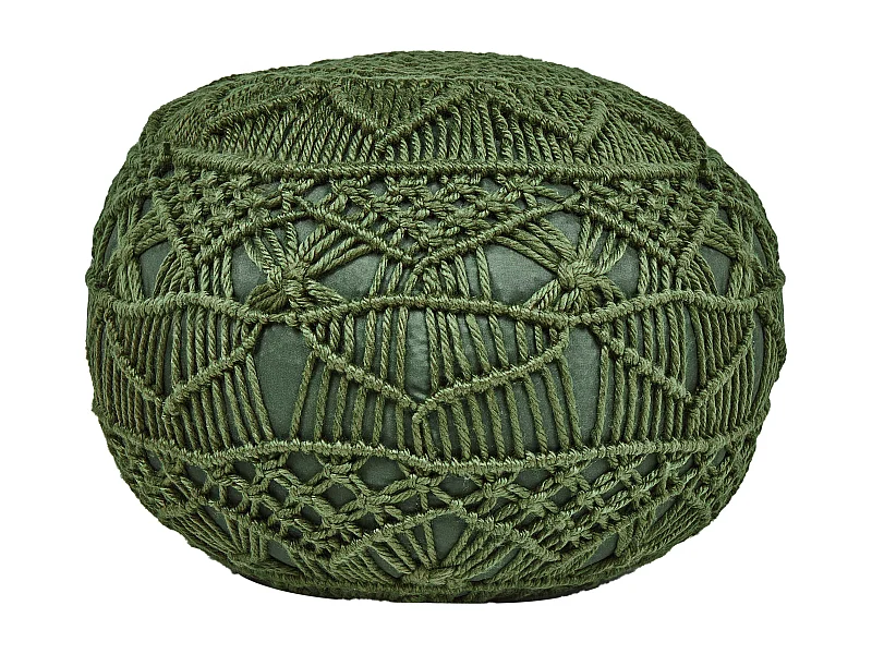 Pouf AADHI Matière synthétique Vert