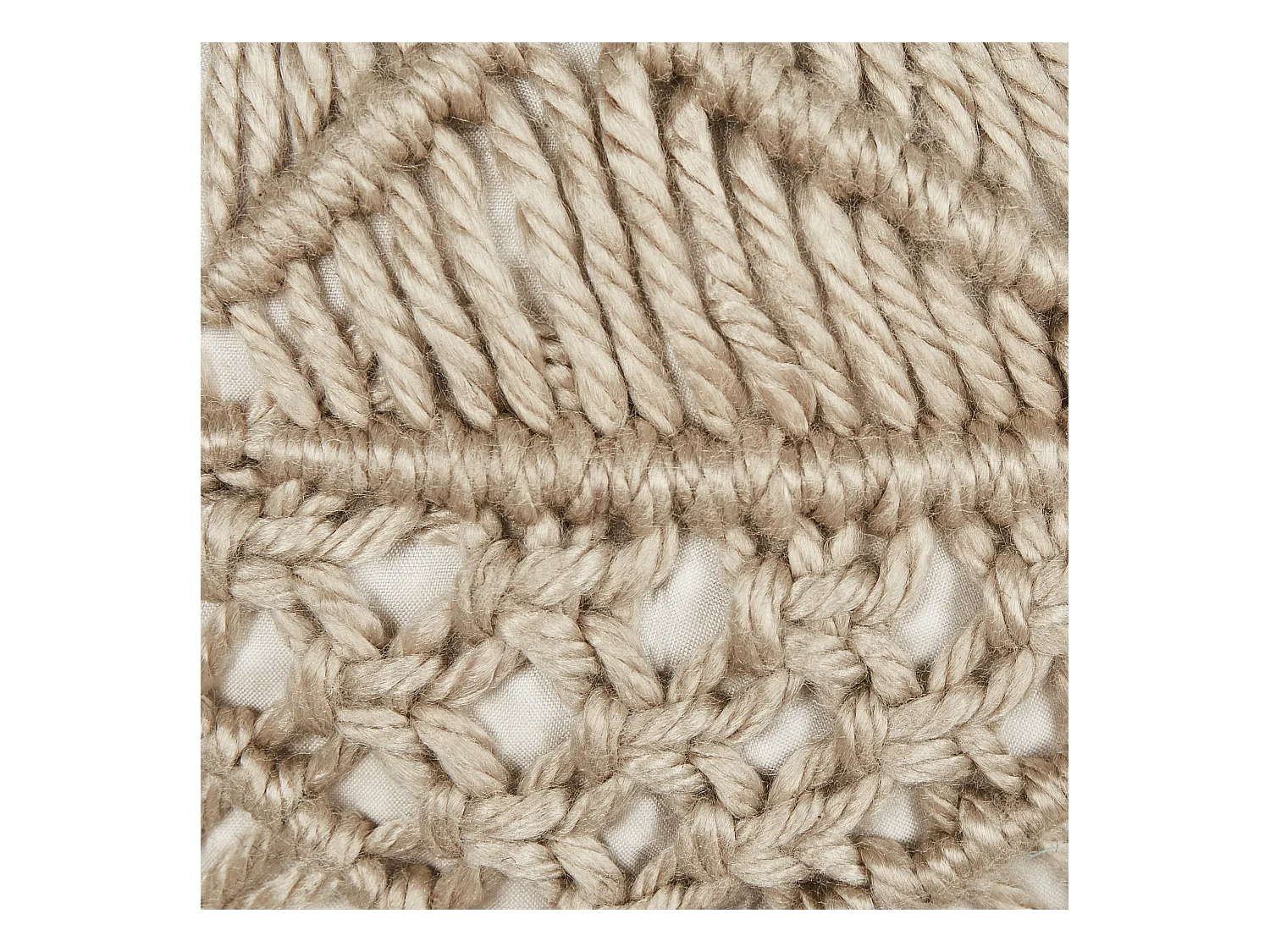 Poef AADHI Beige 50 cm 50 cm 30 cm