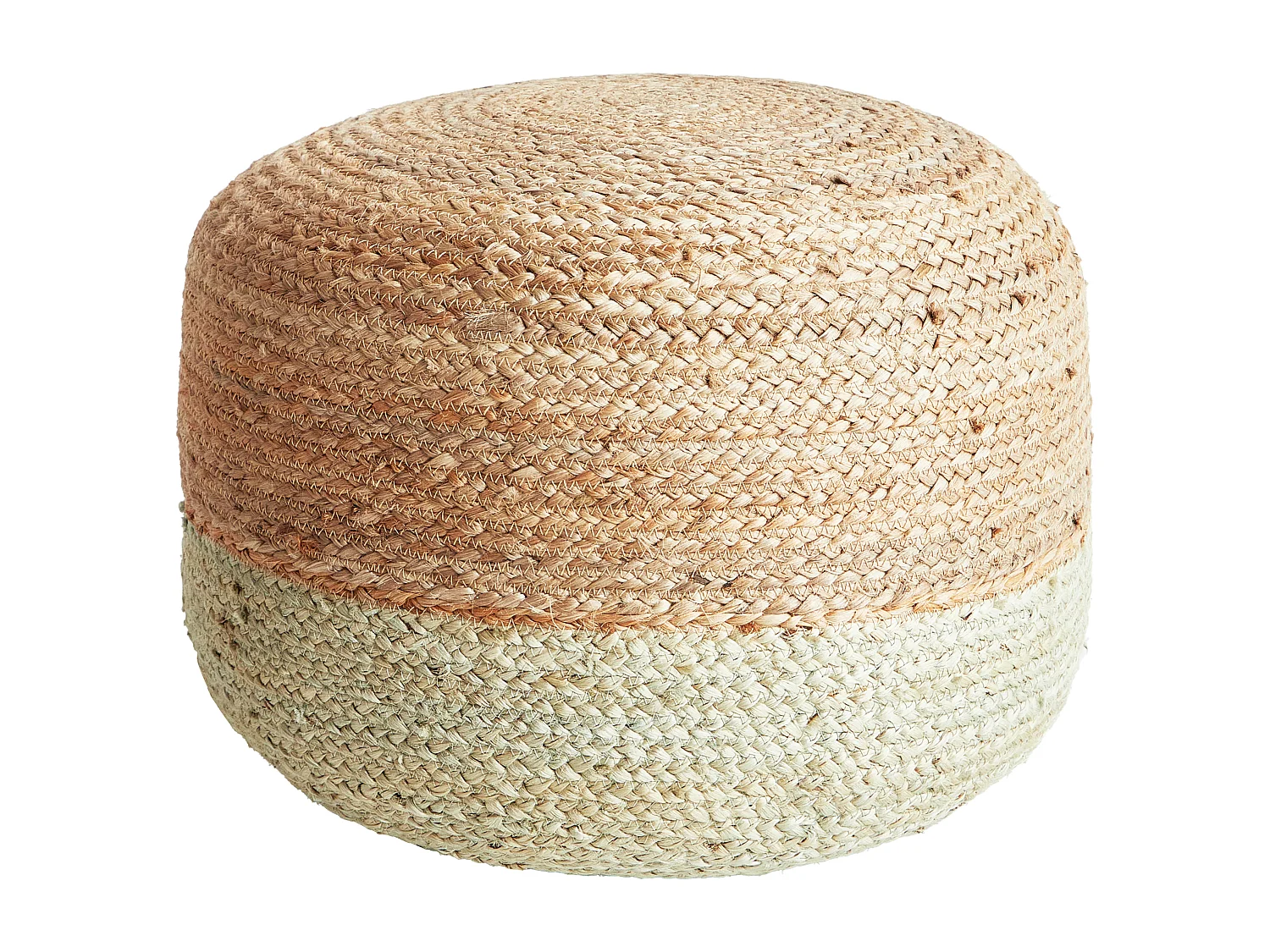 Pouf DUKI Iuta Verde chiaro 50 cm 50 cm 40 cm