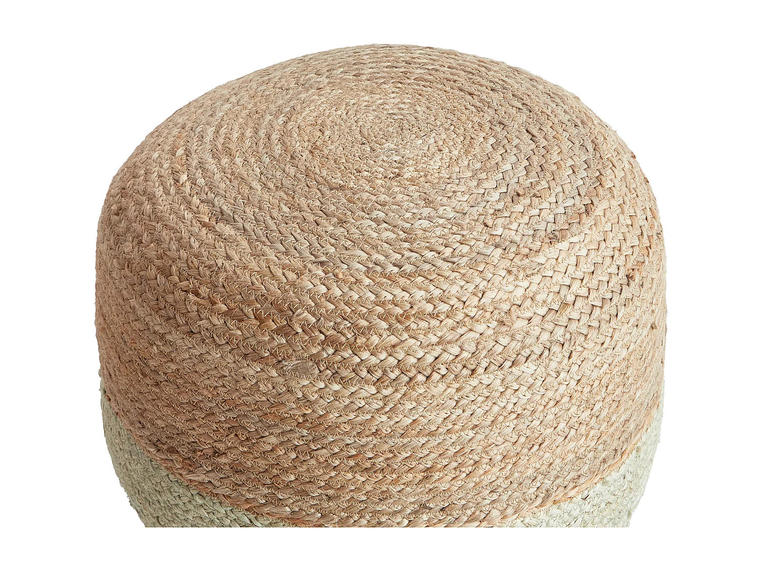 Pouf DUKI Iuta Verde chiaro 50 cm 50 cm 40 cm