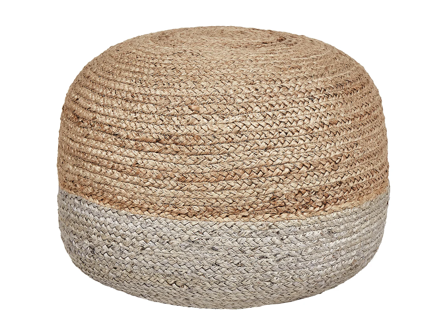 Pouf DUKI Jute Taupe
