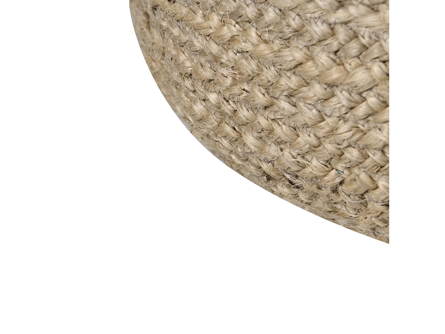 Pouf DUKI Jute Taupe
