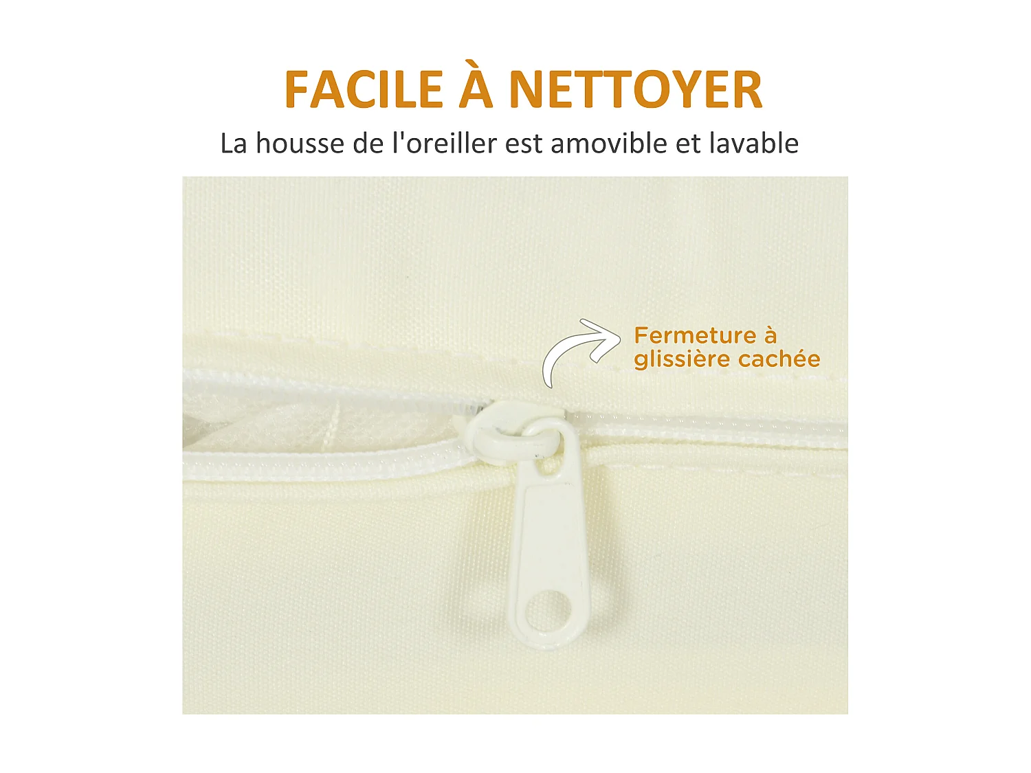 Coussin de banc de jardin déhoussable - coussin balancelle - dim. 120L x 50l cm - rembourrage 8 cm - cordons d'attache - polyester crème