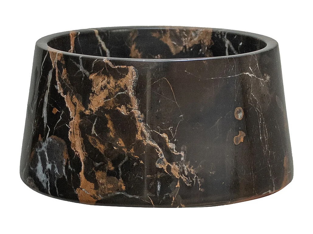 Bandeja de mármol negro versátil