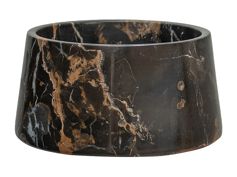 Bandeja de mármore preto versátil