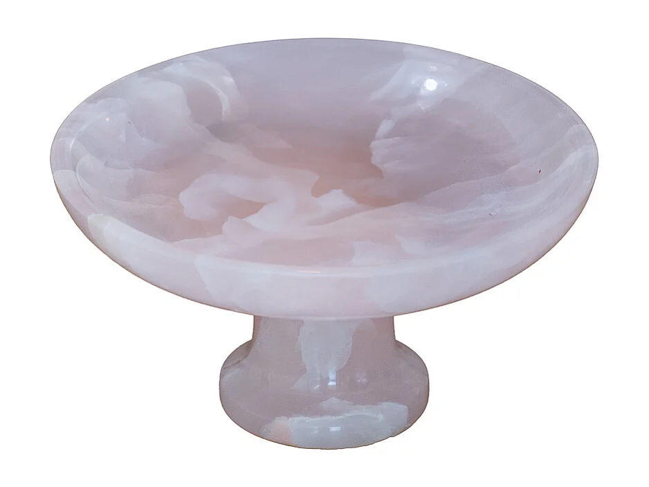 Centro de mesa de ónix tallado a mano