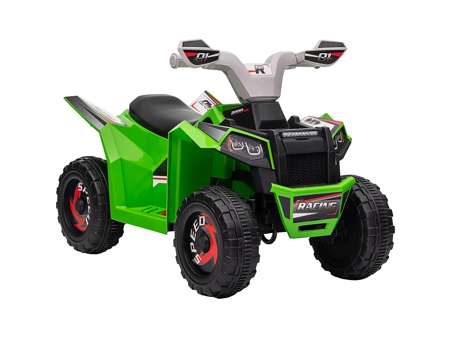 Quad électrique enfant V. max.  2,5 Km/h 6 V vert