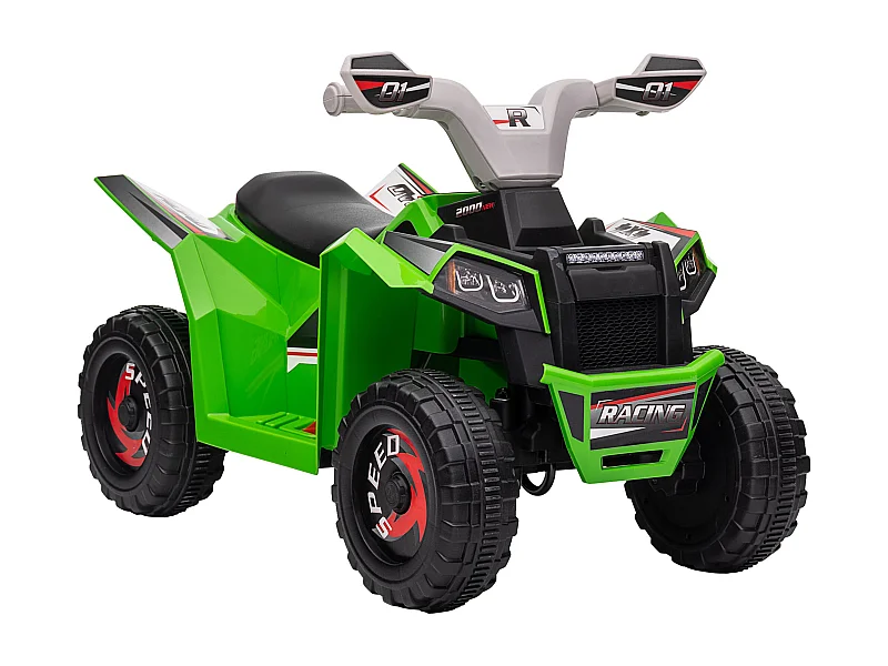 Quad électrique enfant V. max.  2,5 Km/h 6 V vert