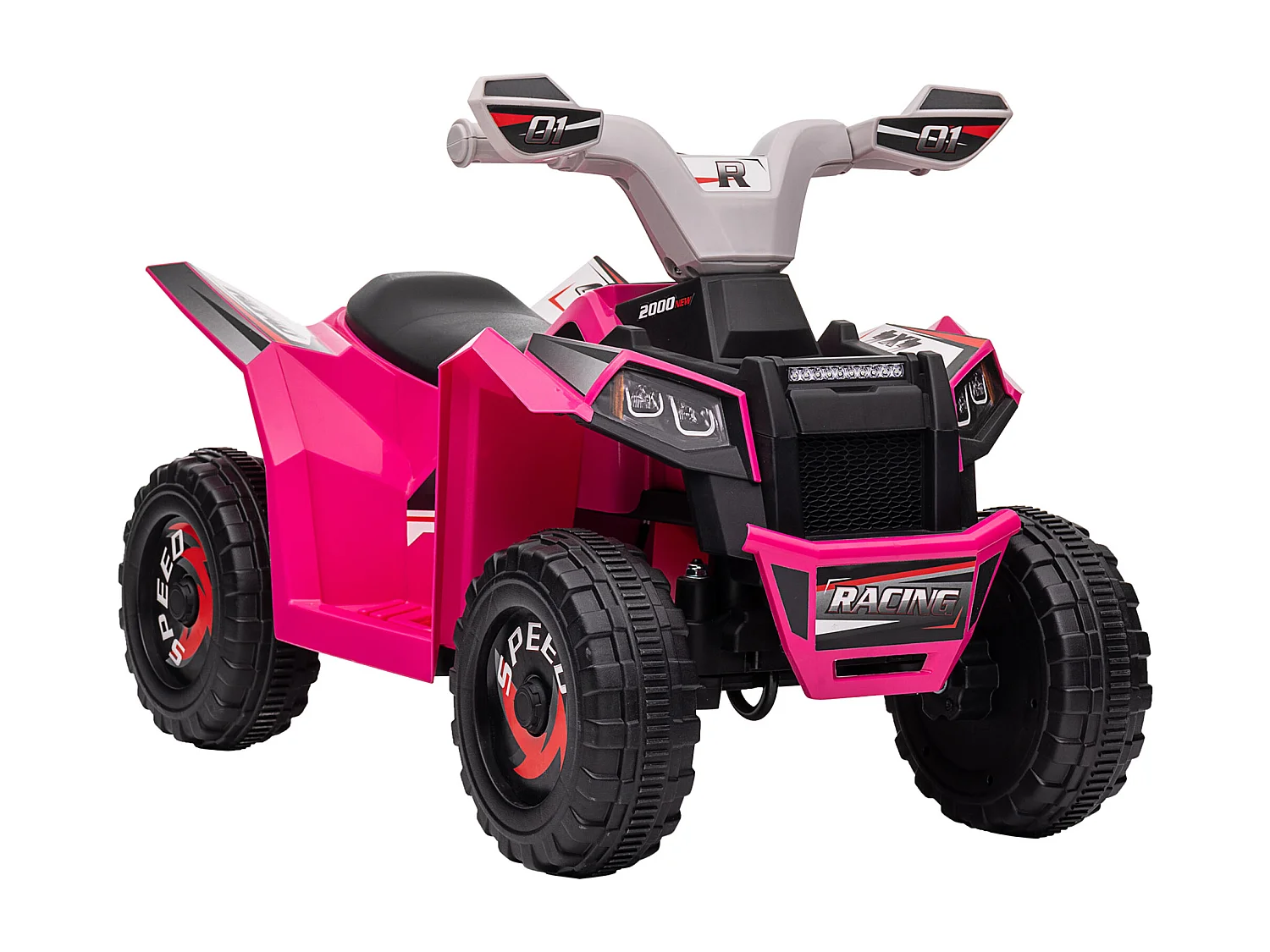 Quad électrique enfant V. max.  2,5 Km/h 6 V rose
