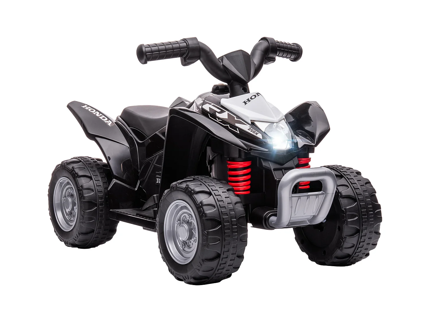 Quad électrique enfant 6V 30W HONDA TRX 250X V max. 2,8 Km/h phare LED klaxon noir