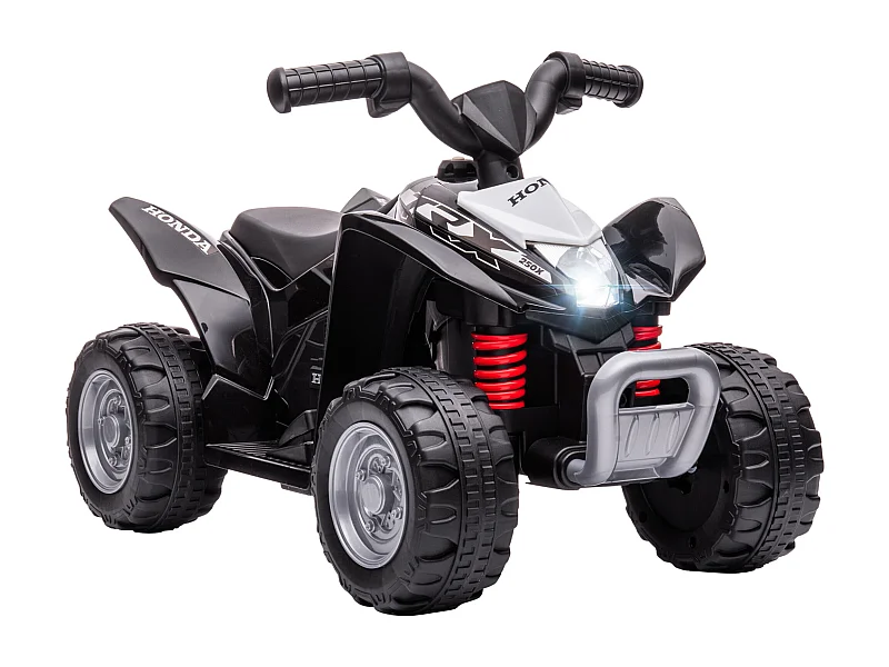Quad électrique enfant 6V 30W HONDA TRX 250X V max. 2,8 Km/h phare LED klaxon noir