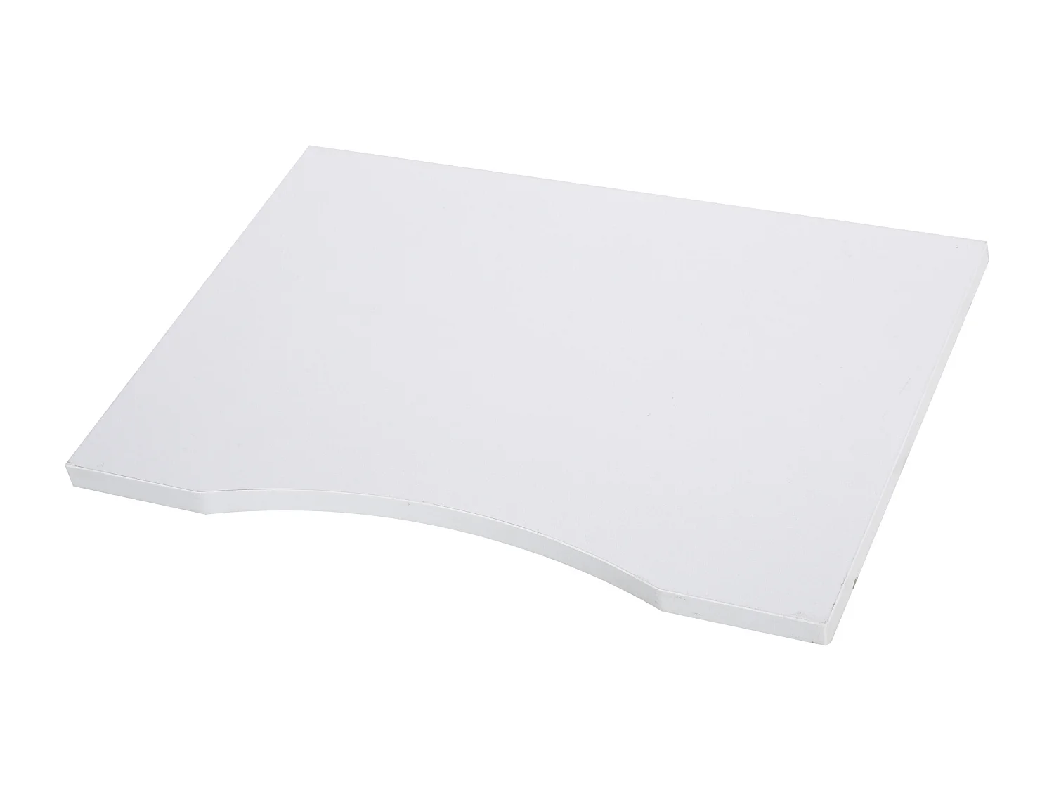 Organiseur bureau bois blanc avec 4 couches fournitures support d'imprimante dim. 35,5L x 25l x 28,6H cm