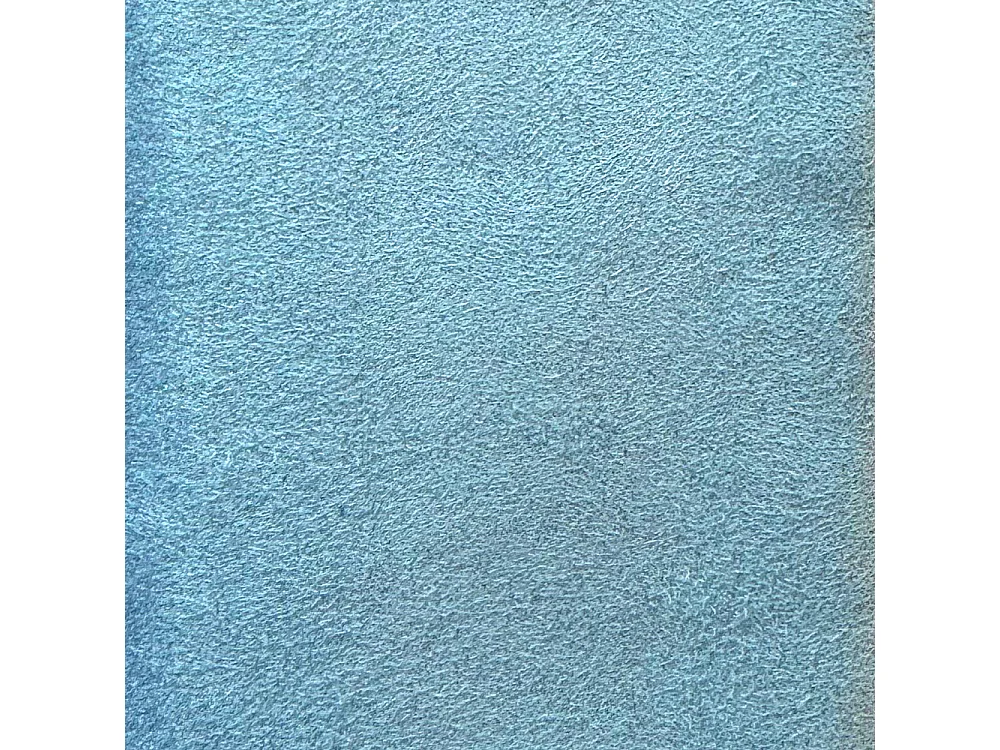 Cama contenedor 160x190 estructura de fresno blanco con cabecero de melamina/microfibra Antilia azul claro