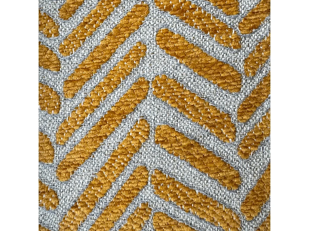 Cama con almacenaje acolchada 160x200 tejido Aragona 3 amarillo Adele