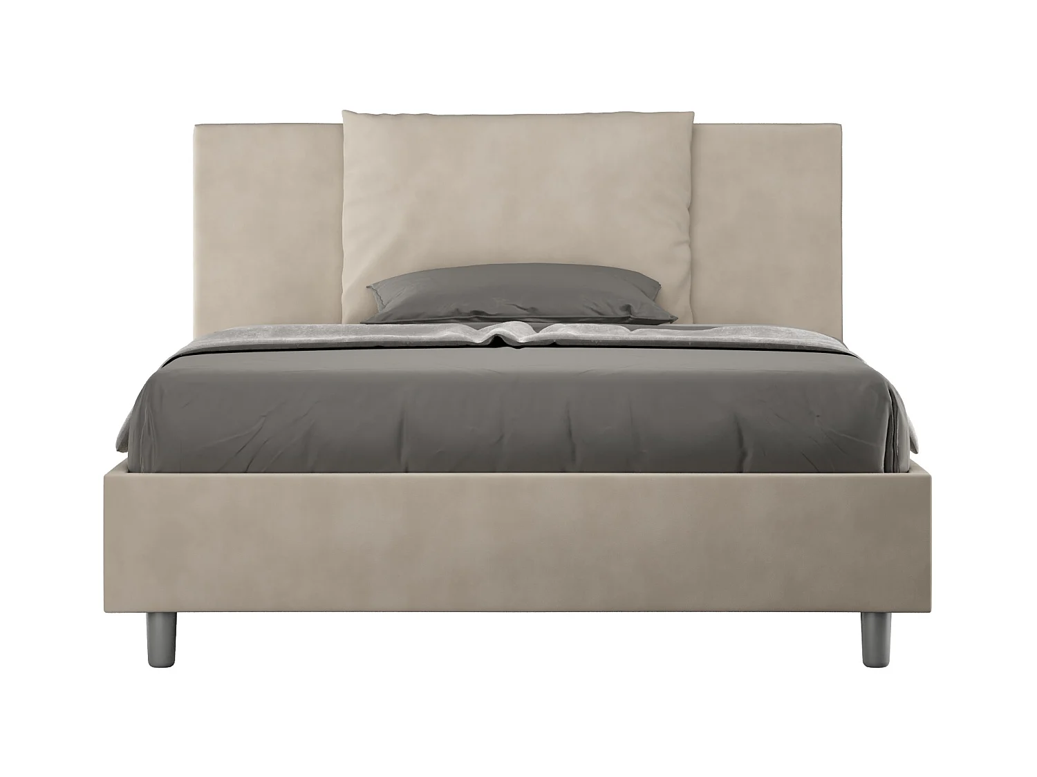 Antea gewatteerd opbergbed 140x190 in zand microvezel
