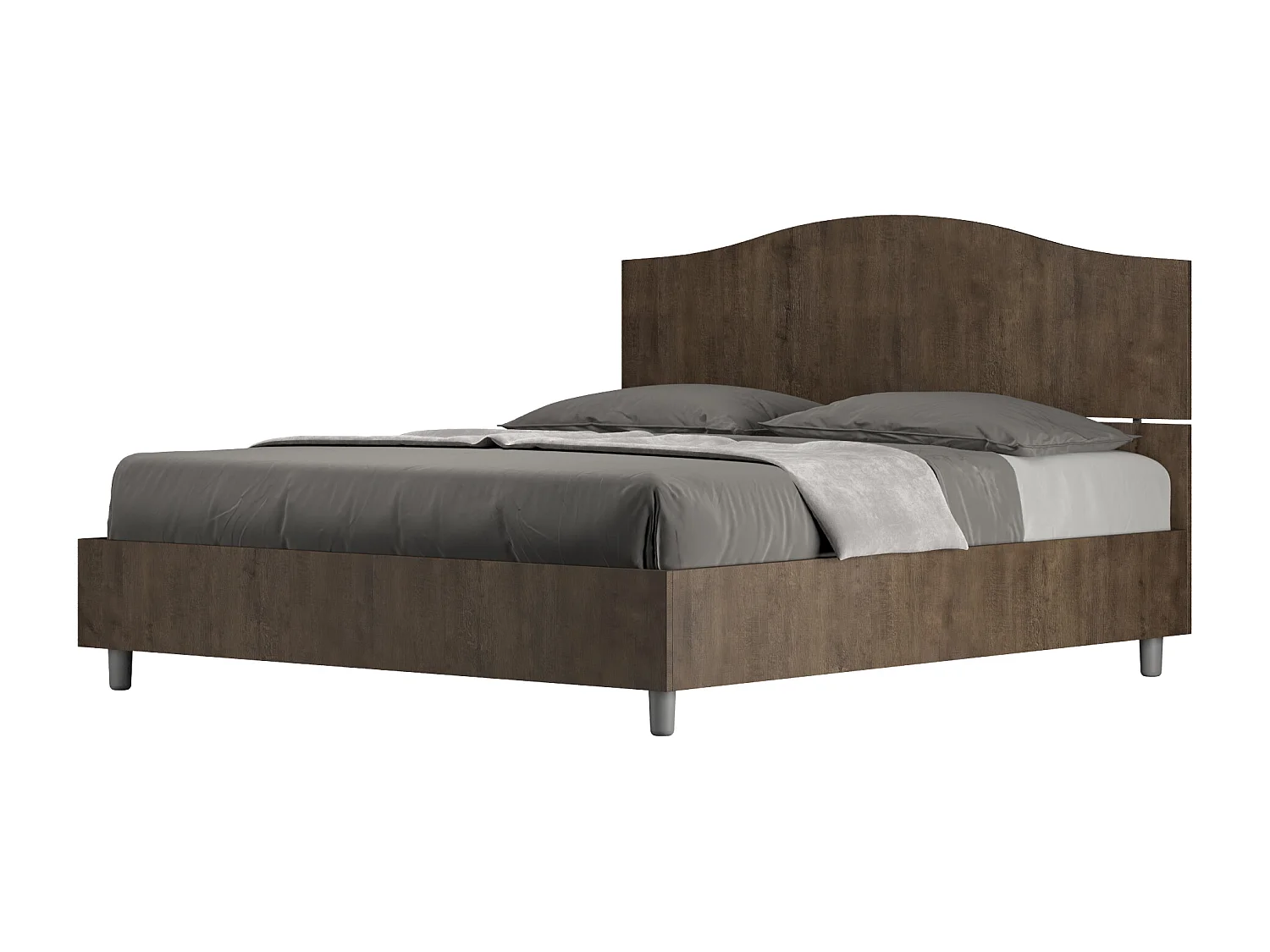 Cama canapé Dores nogal 160x200