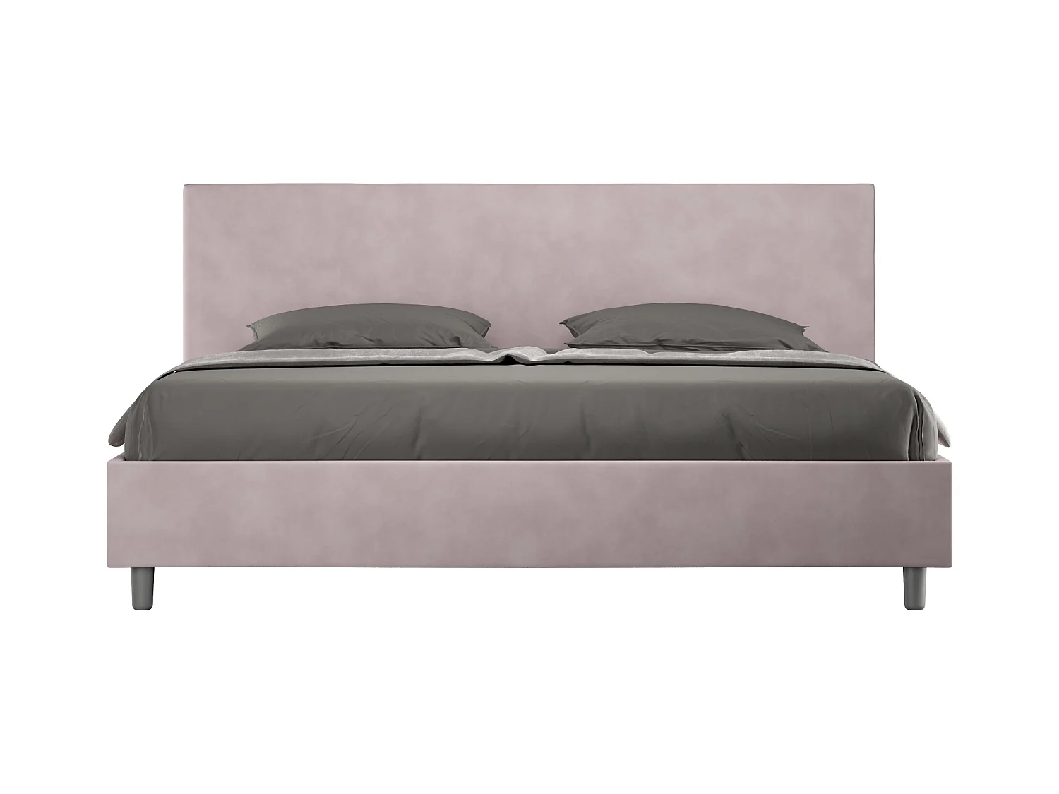 Adele 200x200 wisteria microvezel gewatteerd bed zonder bodem