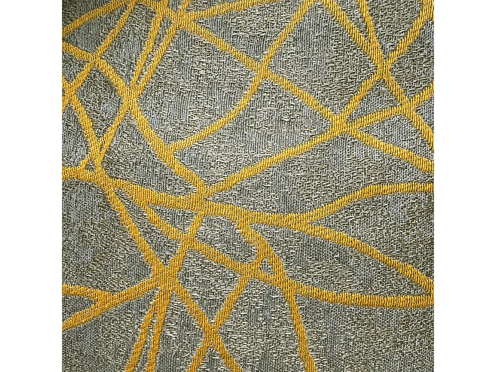 Cama Sommier sem estrado acolchoado 160x210 tecido Era 06 amarelo Azelia