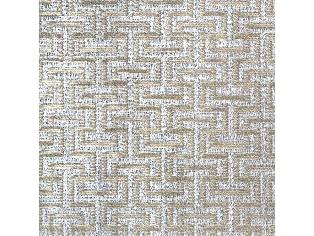 Lit sans sommier rembourré 160x200 tissu Labirinto 01 blanc Adele