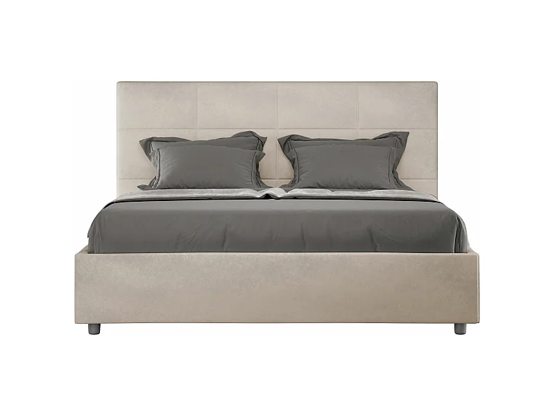 Mika zand microvezel bed met gewatteerde bodem 160x210