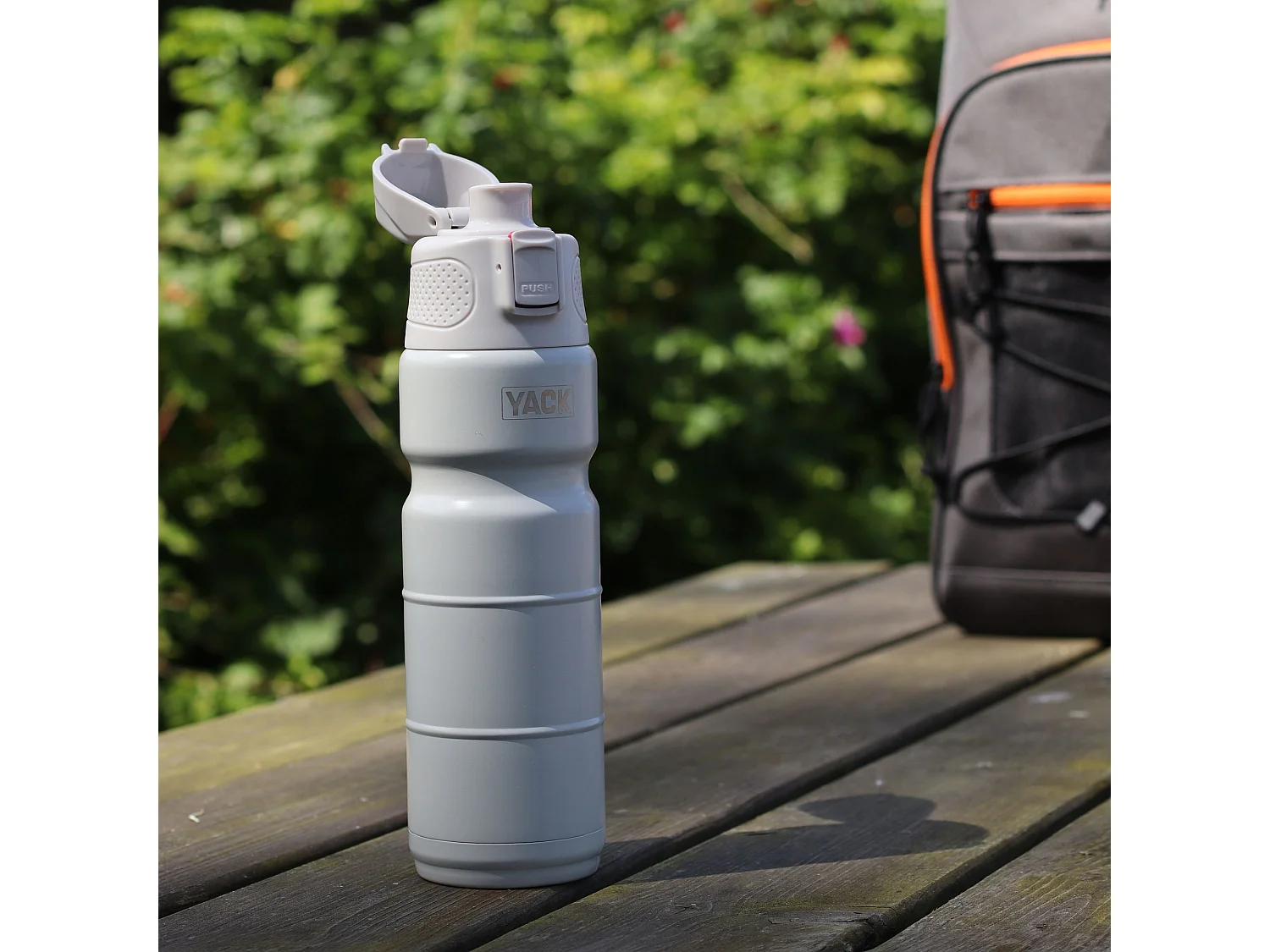 Yack - Bouteille Isotherme Yack 50cl En Acier Inoxydable Blanc