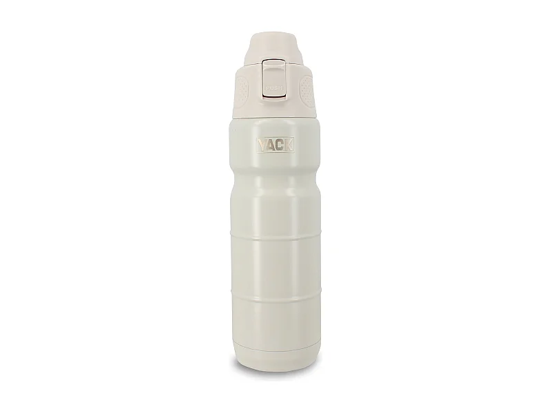 Yack - Bouteille Isotherme Yack 50cl En Acier Inoxydable Blanc