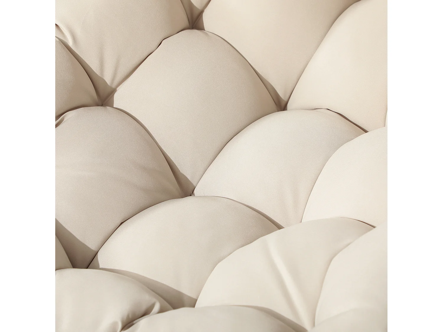 Ensemble bistrot de jardin 3 pcs 2 chaises table basse coussins beige