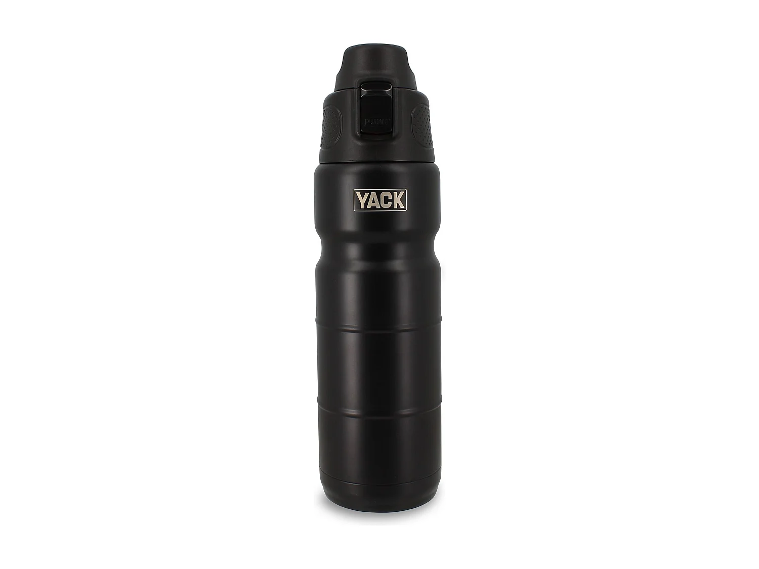 Yack - Bouteille Isotherme Yack 50cl En Acier Inoxydable Noir