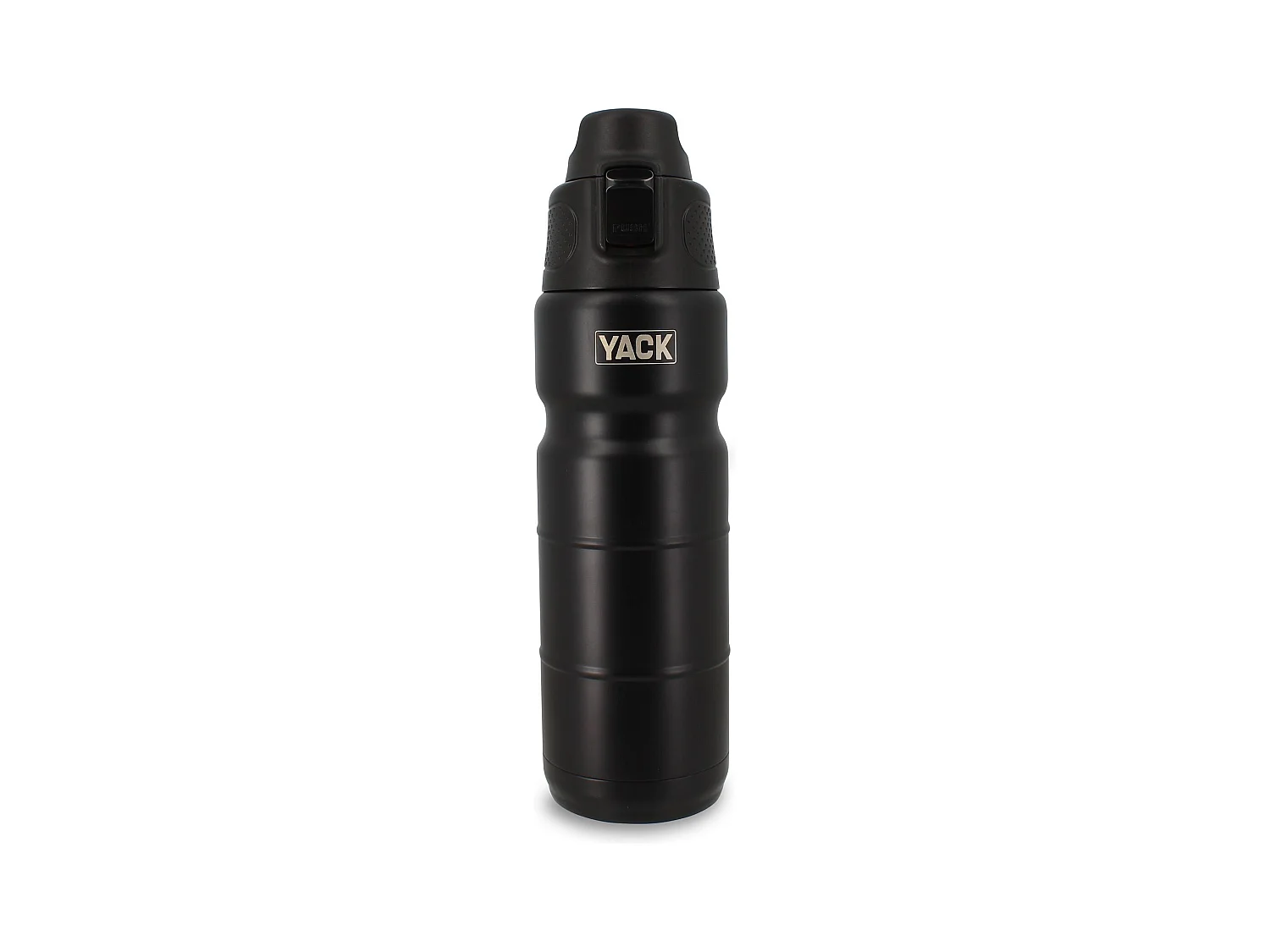 Yack - Bouteille Isotherme Yack 50cl En Acier Inoxydable Noir