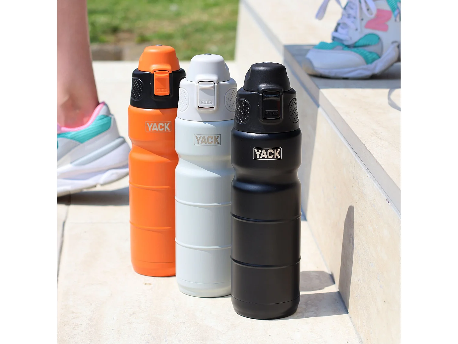 Yack - Bouteille Isotherme Yack 50cl En Acier Inoxydable Noir