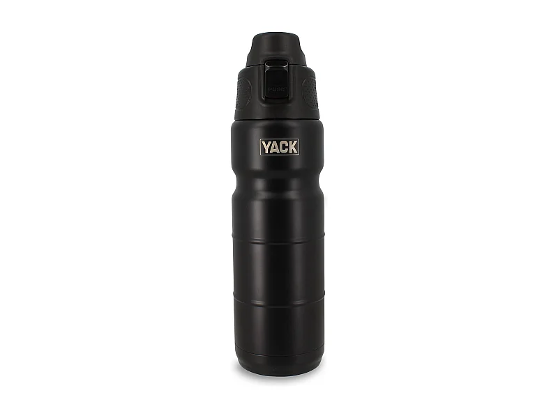Yack - Bouteille Isotherme Yack 50cl En Acier Inoxydable Noir