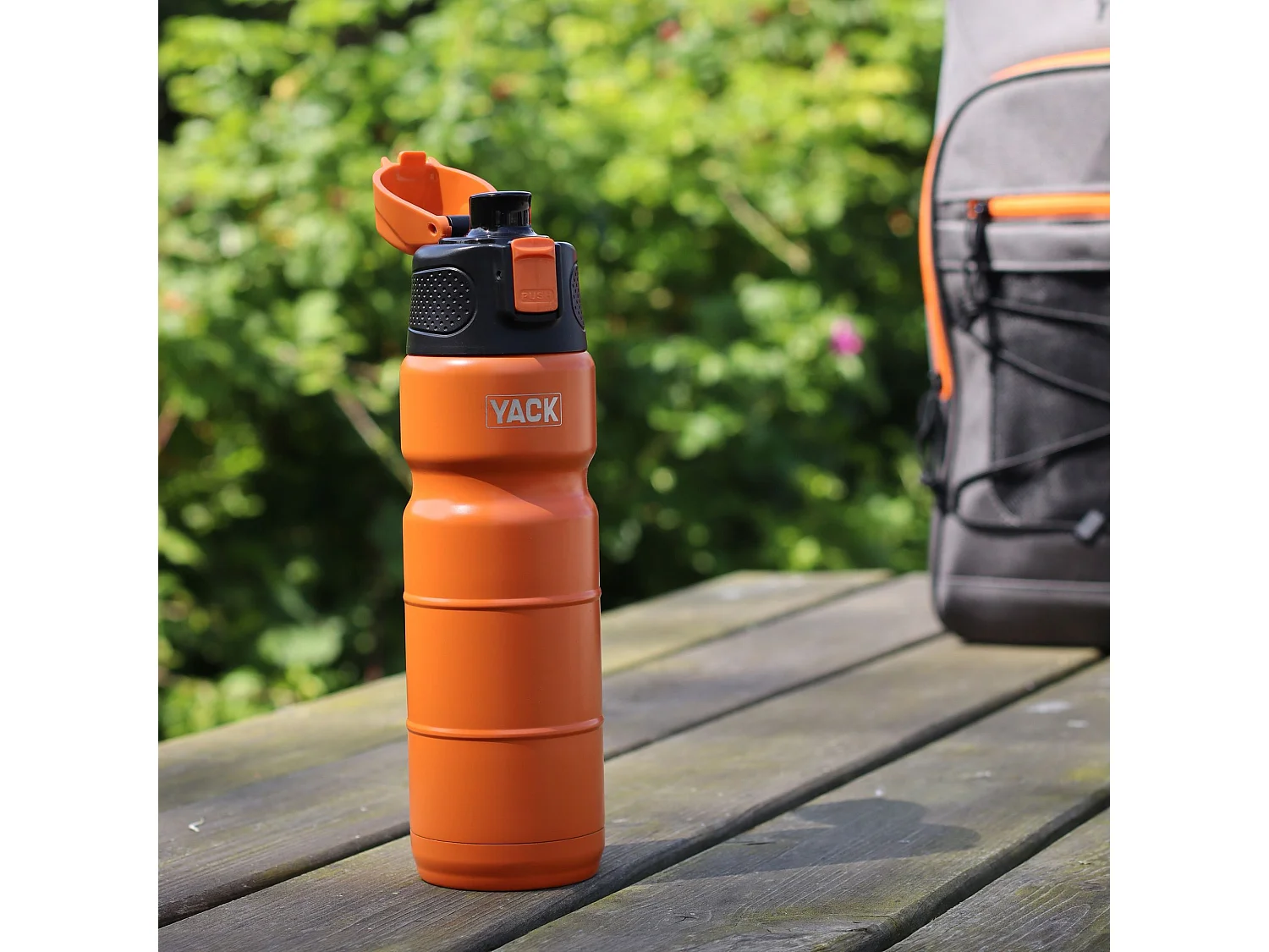 Yack - Bouteille Isotherme Yack 50cl En Acier Inoxydable Orange