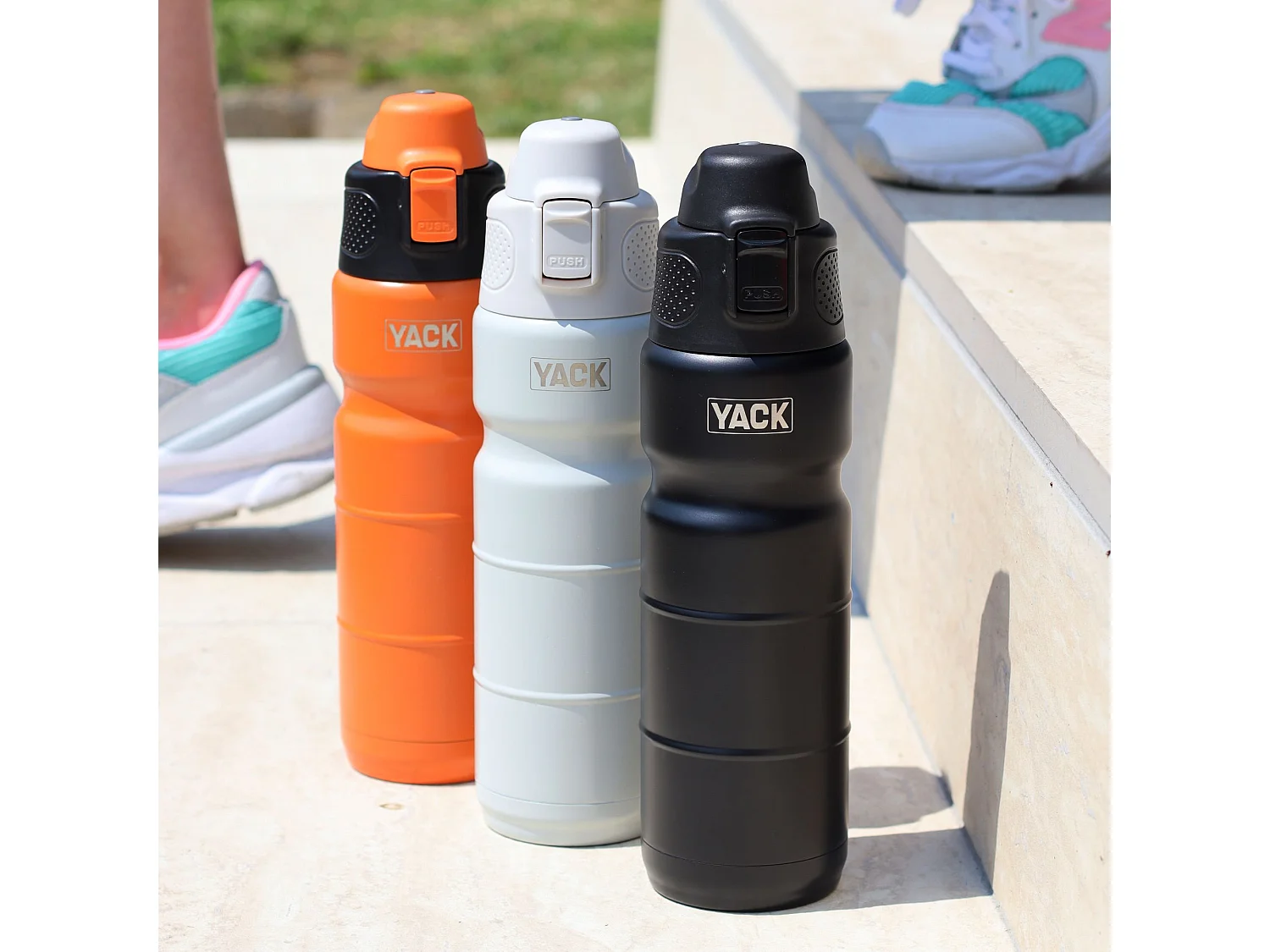 Yack - Bouteille Isotherme Yack 50cl En Acier Inoxydable Orange