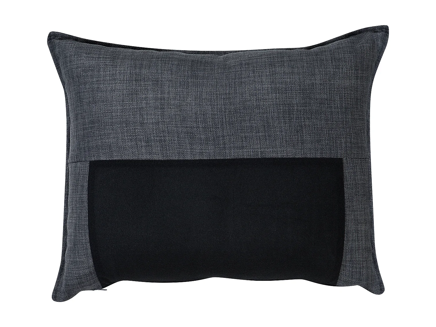 Canapé d'Angle à Droite Moderne en Tissu Pieds en Bois Massif Gris Foncé Elvenes