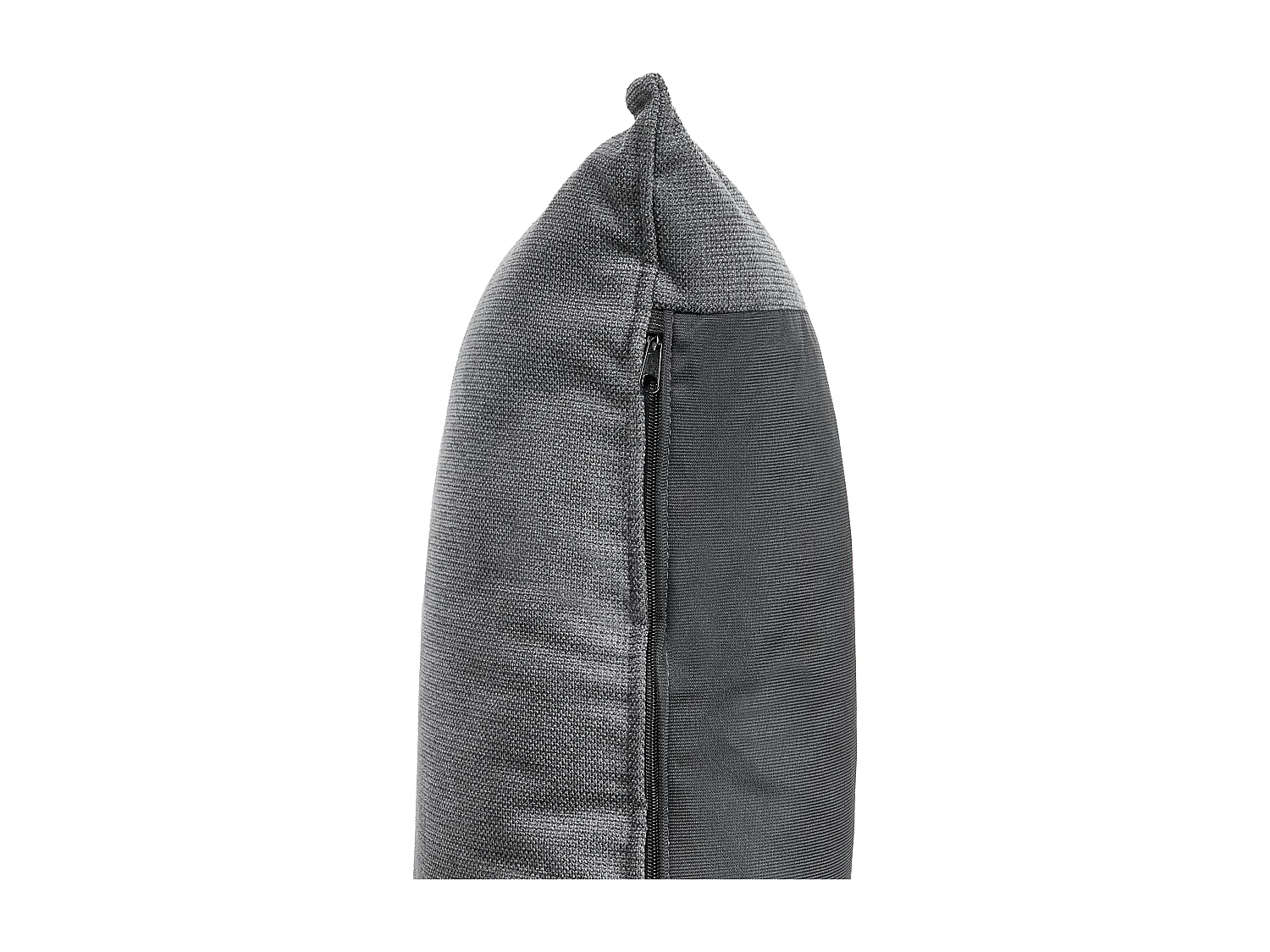 Canapé d'Angle à Droite Moderne en Tissu Pieds en Bois Massif Gris Foncé Elvenes